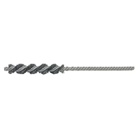 Weiler 5/8" Nylox Power Tube Brush, .022/320SC Crimped Fill, 2" Brush Length 21132